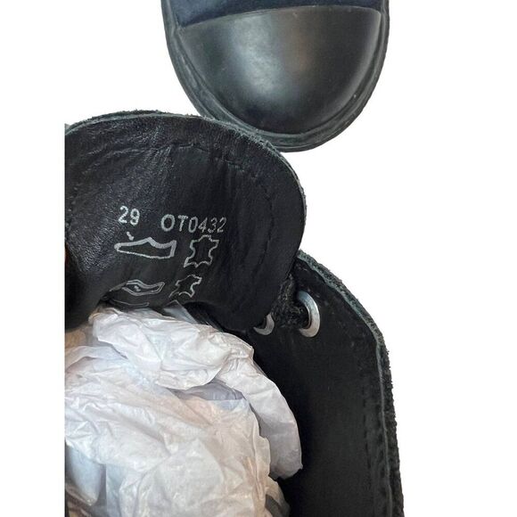 Prada Kids Navy Suede Leather High-Top Sneakers Boots Lace-Up Size EUR 29 - Picture 9 of 9